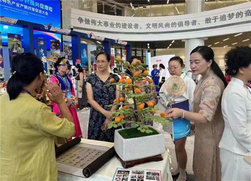 苏母艺术工坊亮相全省妇女特色产业暨居家灵活就业基地十年成果展