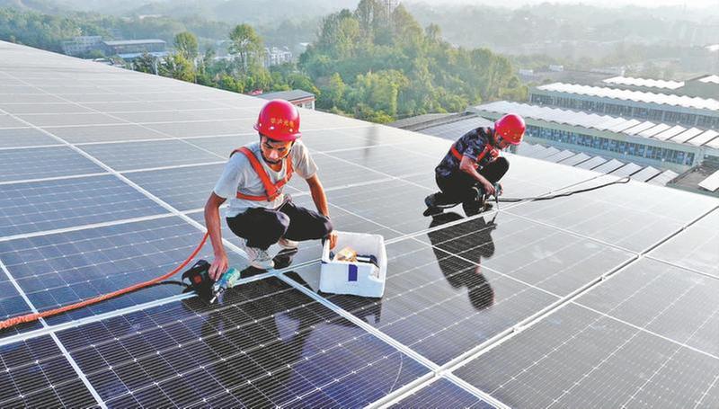 “楼顶光伏”赋能绿色发展