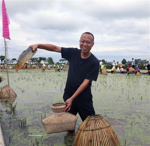 “丰收的田野是最美的画卷”