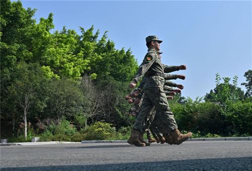 东兴区：中小学生进军营