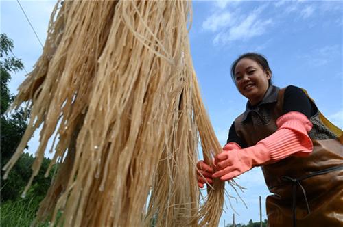 内江市：手工粉条 助农增收