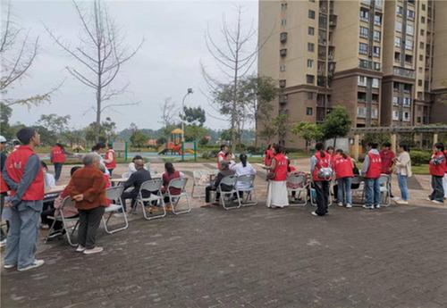 广安经开区奎阁街道联合广职院医卫学院开展惠民义诊活动