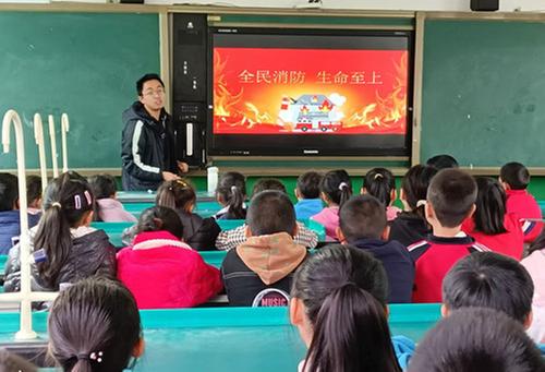 南江县沙河镇乐坝小学开展消防安全系列活动