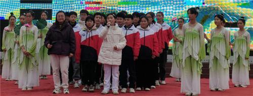 南江县沙河中学举办纪念“一二·九”爱国学生运动国学经典诵读活动