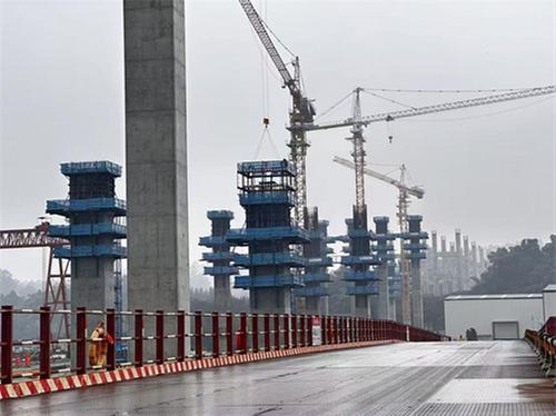 天眉乐高速青神汉阳岷江特大桥有新进展！