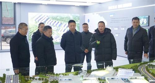 内江市市中区领导督导市中区重点项目推进情况