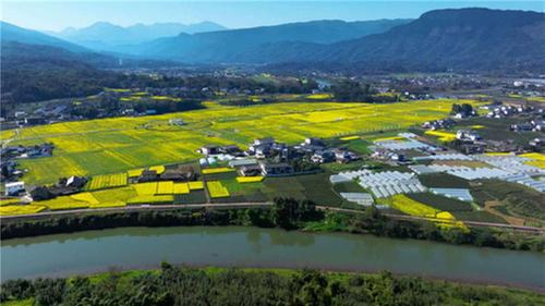 四川洪雅花溪河：家门口淌出幸福生活