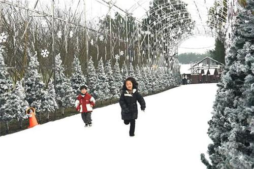 茫茫雪景，璀璨焰火！这个春节，内江市市中区川南大草原要你好看