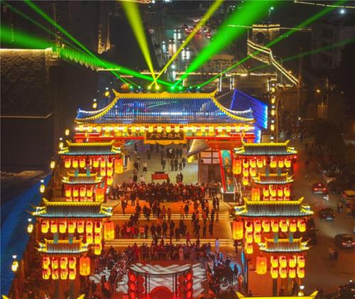 打造文旅消费新“夜”态    广安不夜城正式开街