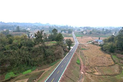 岳池县这条旅游公路通车啦！