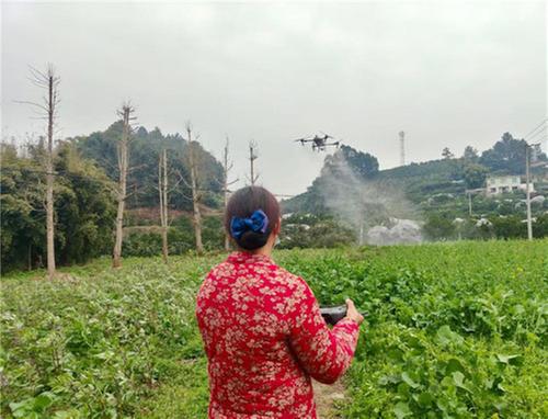 青神县：强技能促发展 无人机“女飞手”来了