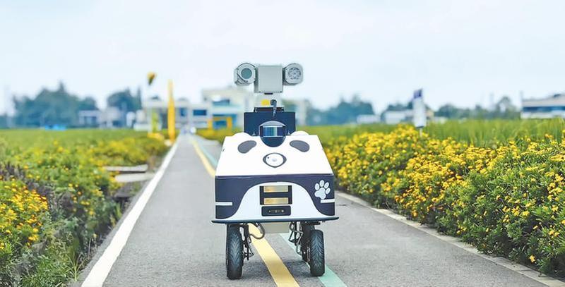 “熊猫机器人”下田了