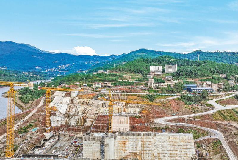 国家重点项目青峪口水库加速建设